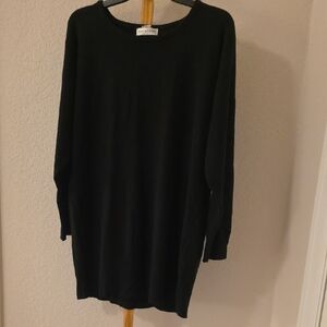 Newport News Black Knit Top